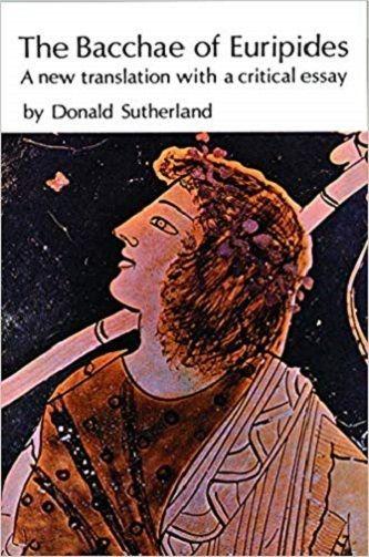 The Bacchae Of Euripides Book Cover
