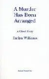 A Murder Has Been Arranged Book Cover